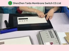 Industrial Silk Screen Printing Flat Membrane Switch  For Metal Detector