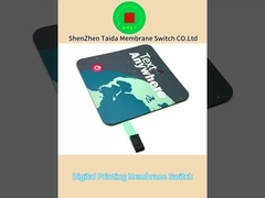 Rim Embossing Snap Dome Membrane Panel Switch For Magnetic Therapy Device