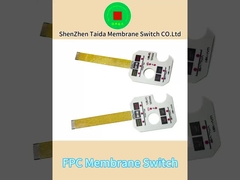 Embossed Button Flexible Membrane Switch For Telecommunication Equipment Custom Metal Enclosure