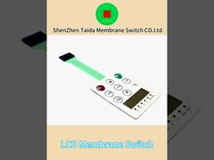 Pocket Layered Graphic LCD Printing LED Membrane Switch Foil For Medical Enclosure