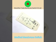 Screen Printing Medical Membrane Switch Supplier With Transparent LCD Window